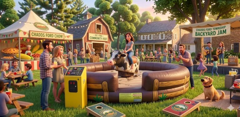mechanical bull rental in chadds ford township pa 2